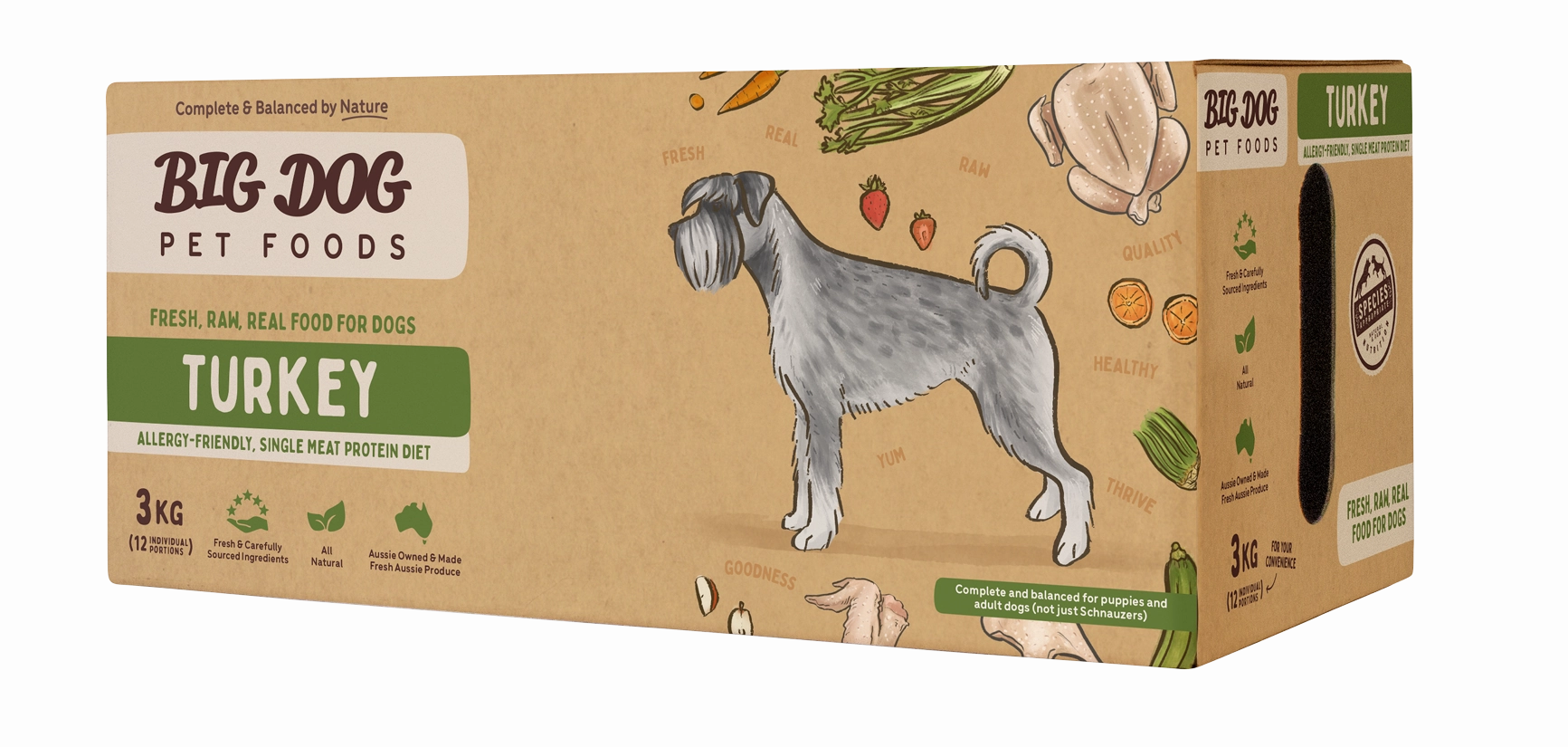 Big Dog - Turkey Allergy for Dogs (3kg)
