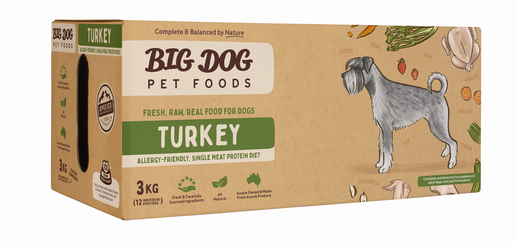 Big Dog - Turkey Allergy for Dogs (3kg)