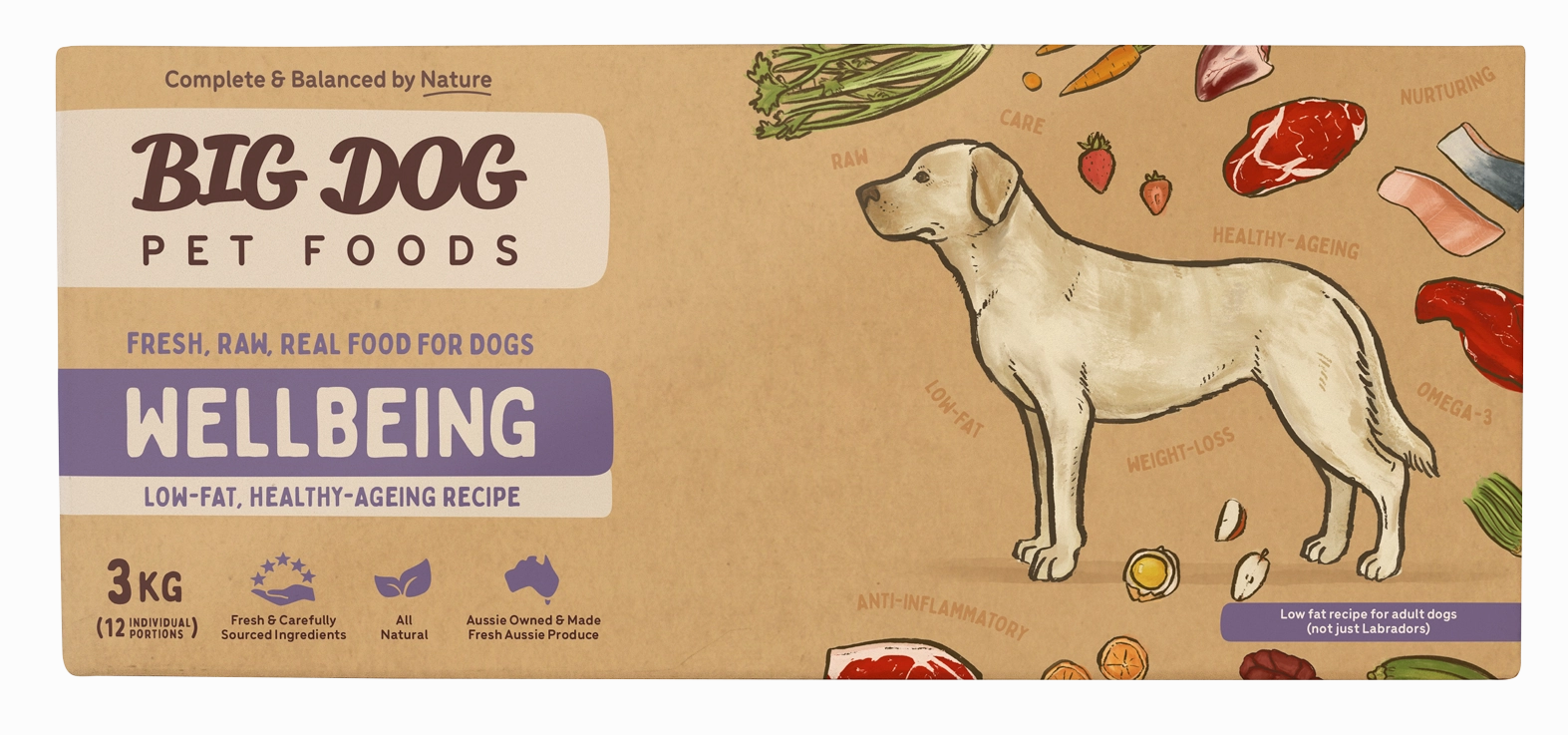Big Dog - Wellbeing for Dogs (3kg)