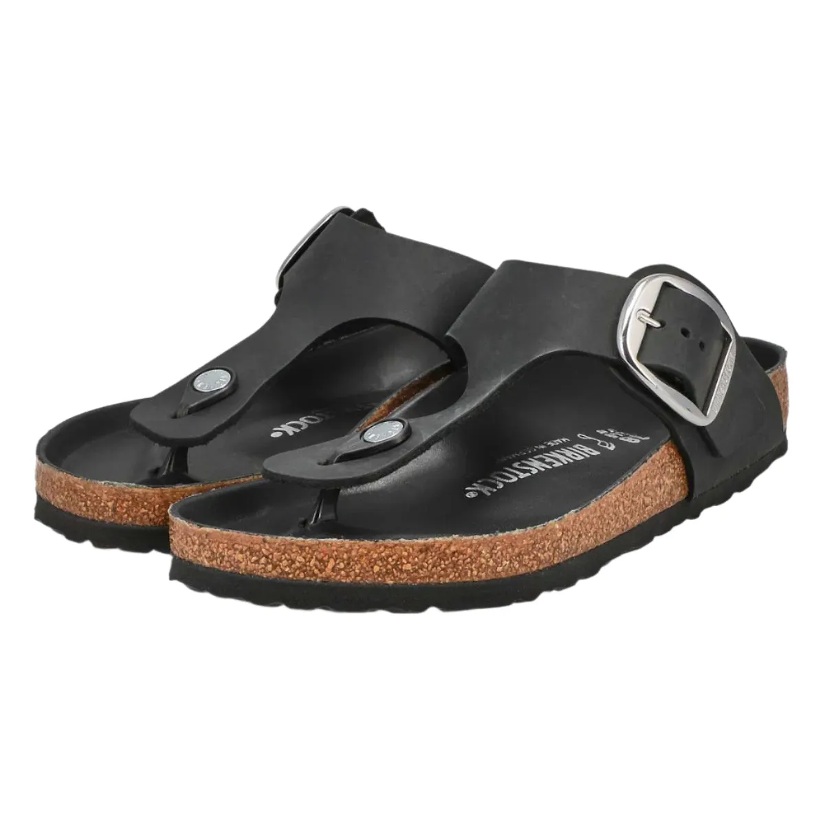 Birkenstock Shoes Gizeh Black Big Buckle