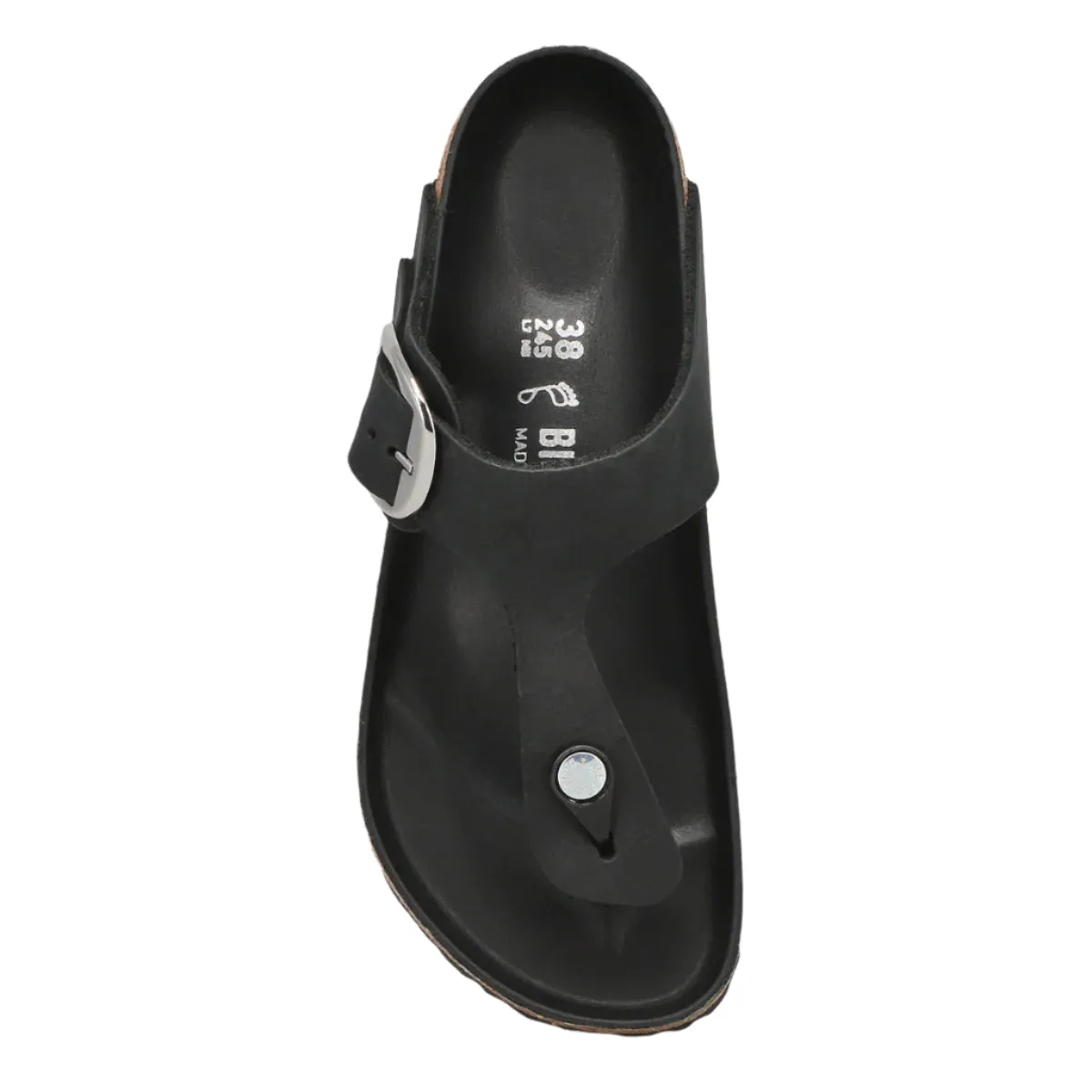 Birkenstock Shoes Gizeh Black Big Buckle