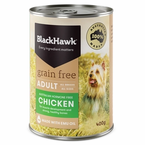 Black Hawk - Grain Free Chicken Dog Wet Food (400g)
