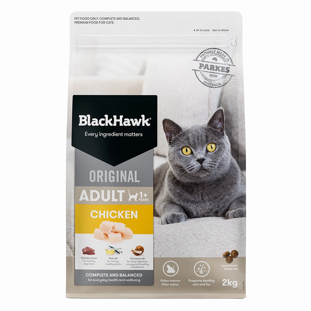 Black Hawk - Original Chicken Cat Dry Food (2kg)
