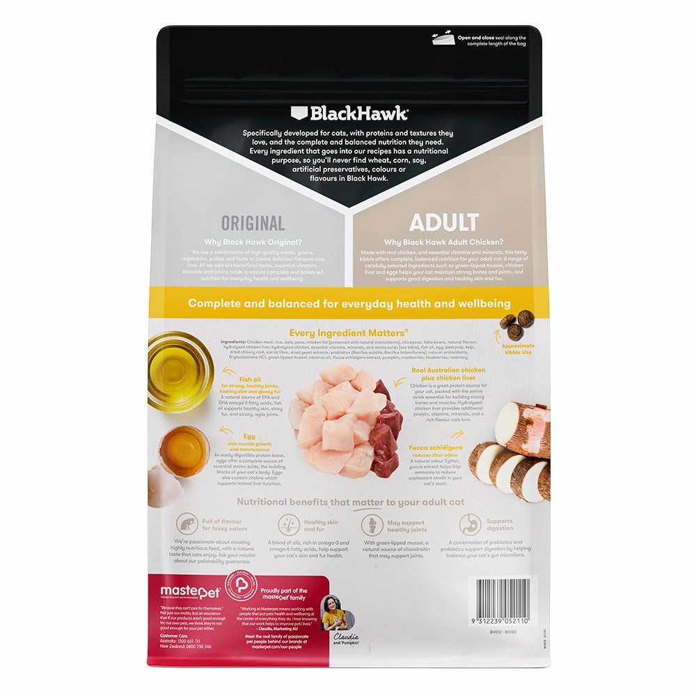 Black Hawk - Original Chicken Cat Dry Food (2kg)