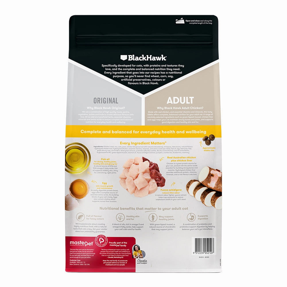 Black Hawk - Original Chicken Cat Dry Food (4kg)