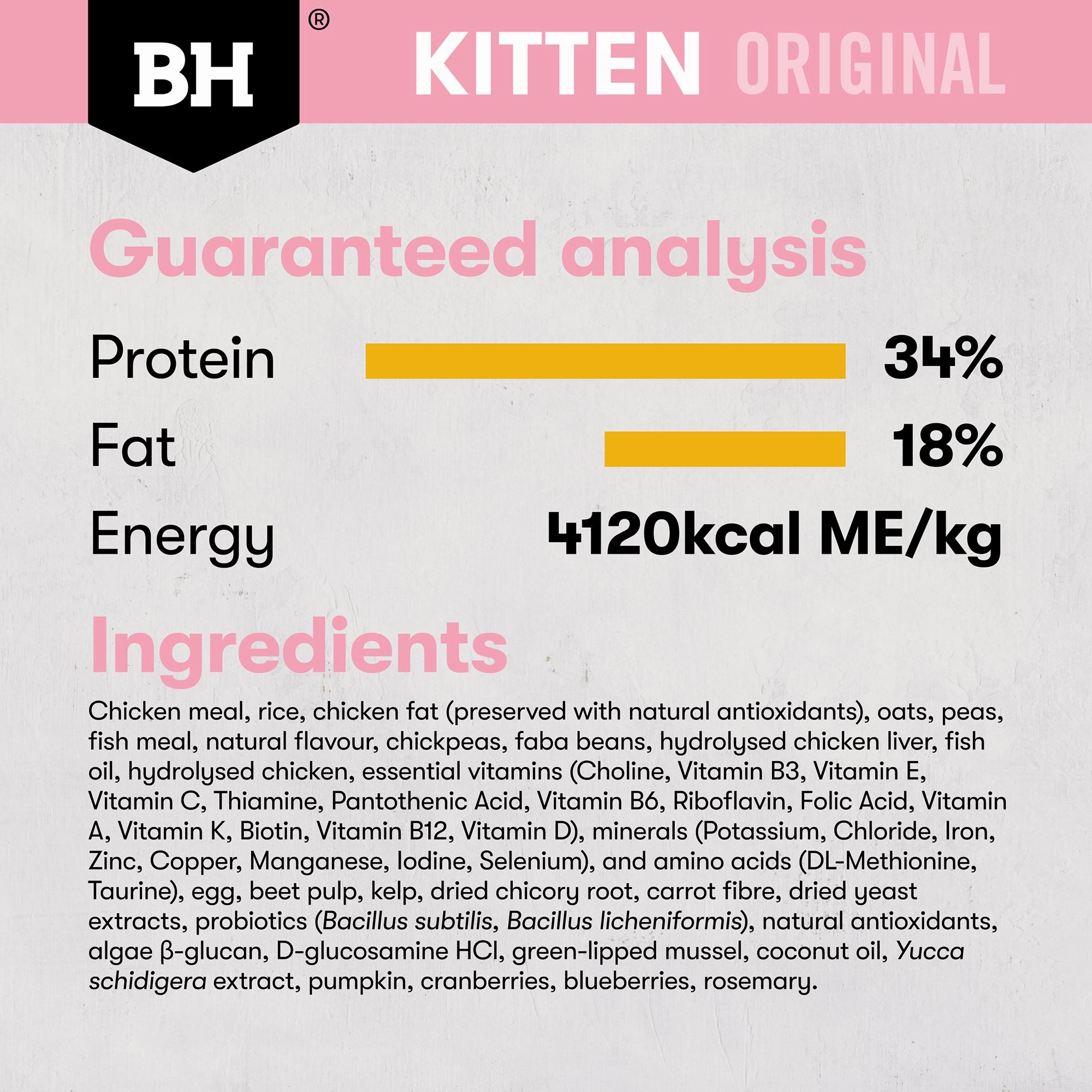 Black Hawk - Original Chicken Kitten Dry Food (2kg)