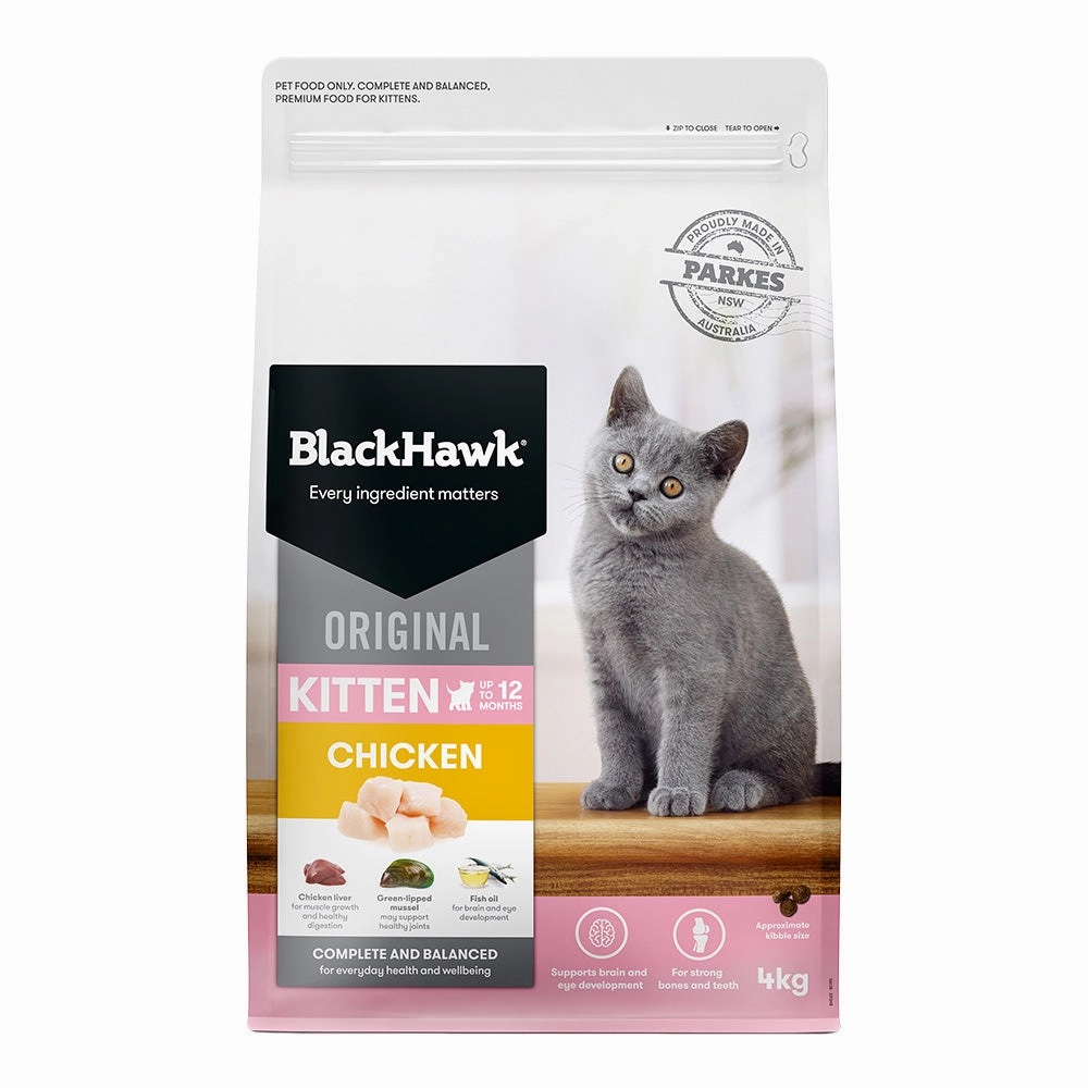 Black Hawk - Original Chicken Kitten Dry Food (4kg)