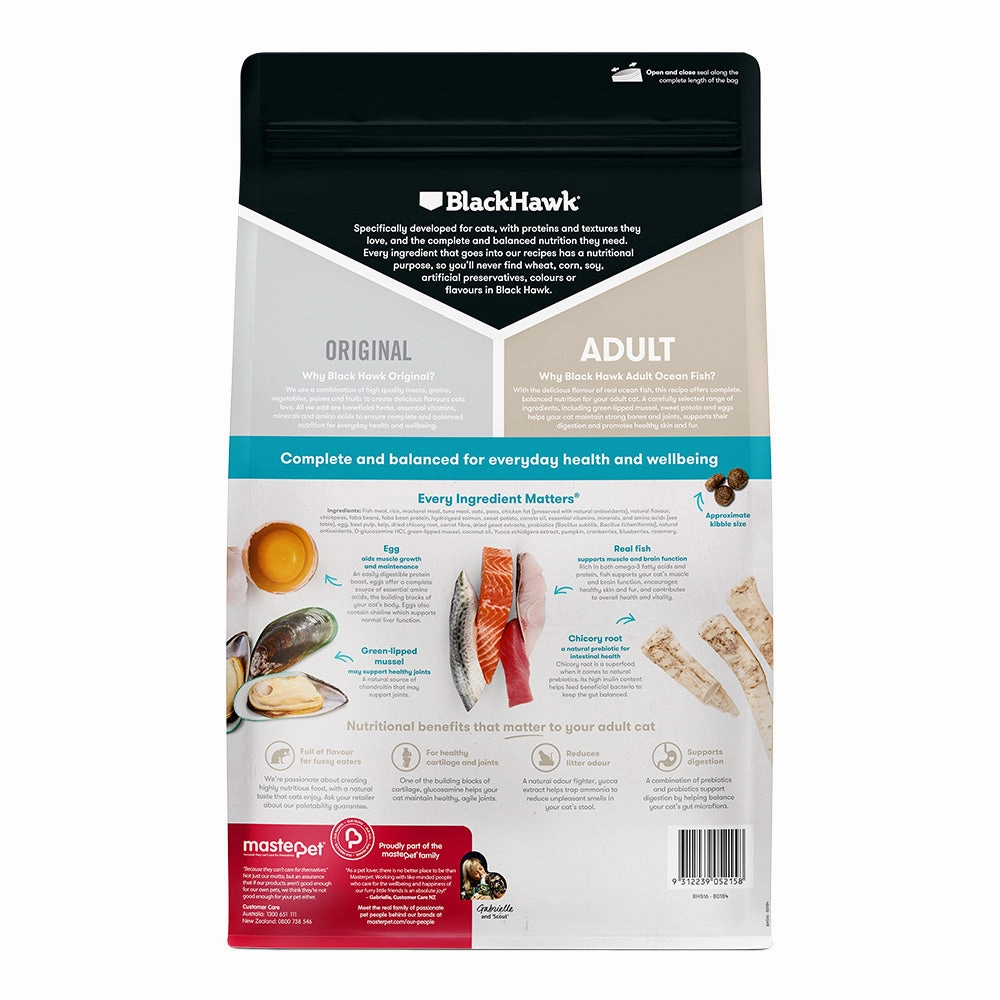 Black Hawk - Original Ocean Fish Cat Dry Food (4kg)