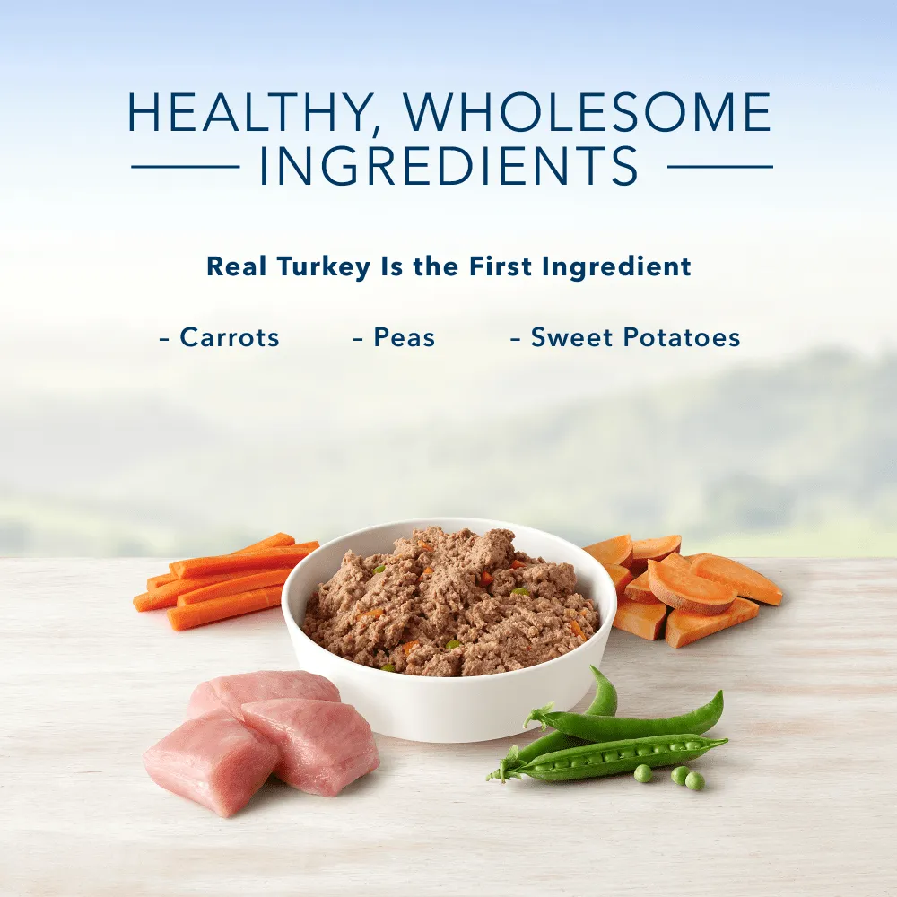 Blue Buffalo Homestyle Recipe Turkey Meatloaf Dinner With Carrots And Sweet Potatoes Canned Dog Food