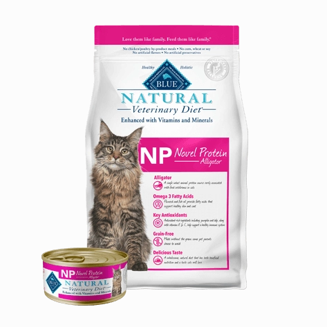 Blue Buffalo BLUE Natural Veterinary Diet NP Novel Protein Alligator Dry Cat Food