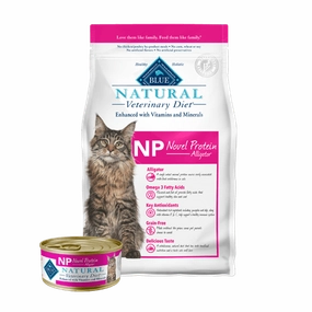 Blue Buffalo BLUE Natural Veterinary Diet NP Novel Protein Alligator Dry Cat Food