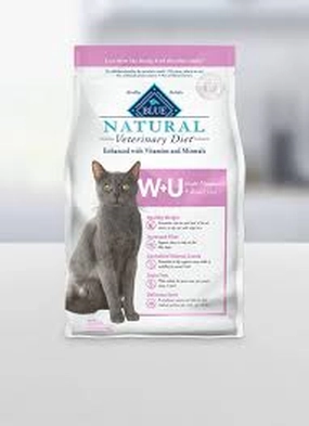 Blue Buffalo BLUE Natural Veterinary Diet W U Weight Management   Urinary Care Dry Cat Food