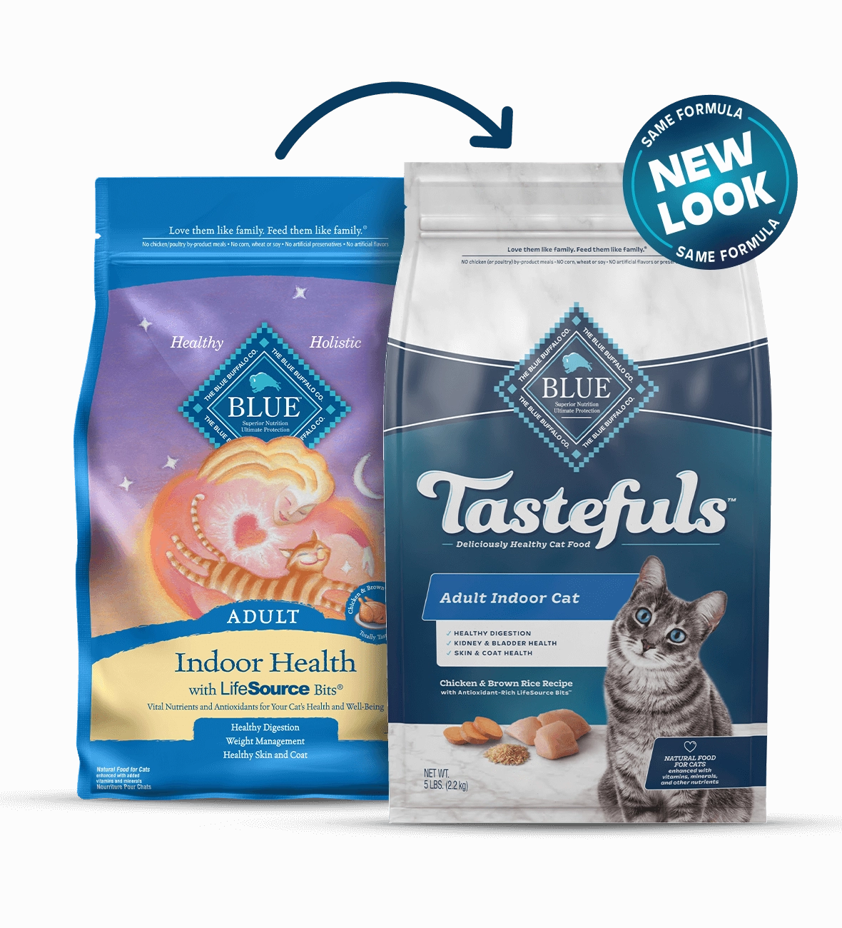 Blue Buffalo Tastefuls Indoor Adult Chicken & Brown Rice Dry Cat Food