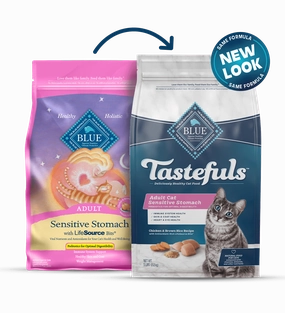 Blue Buffalo Tastefuls Sensitive Stomach Natural Chicken & Brown Rice Dry Cat Food