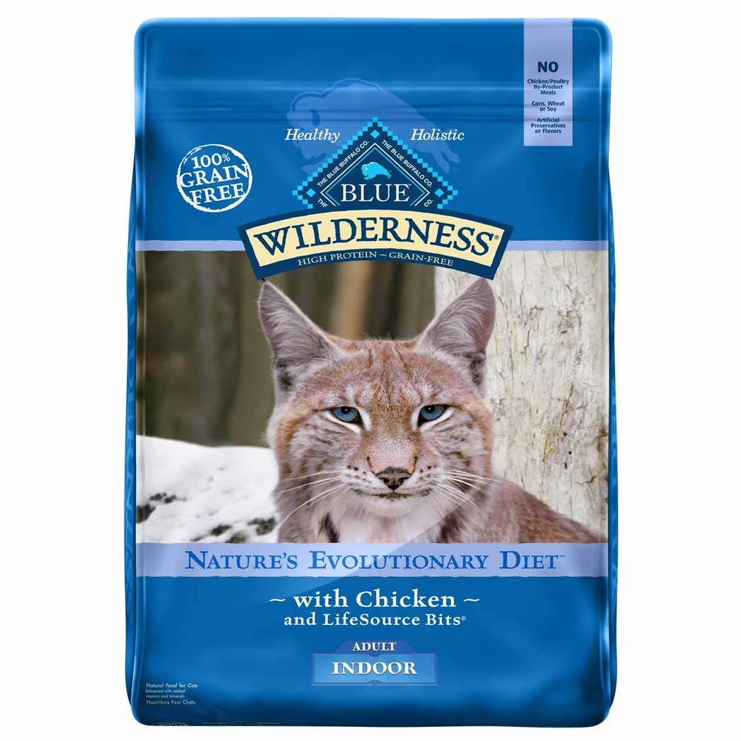 Blue Buffalo Wilderness Grain Free Chicken Recipe Indoor Dry Cat Food