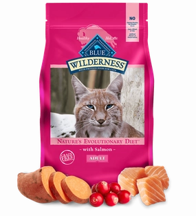 Blue Buffalo Wilderness Grain Free Salmon Recipe Dry Cat Food
