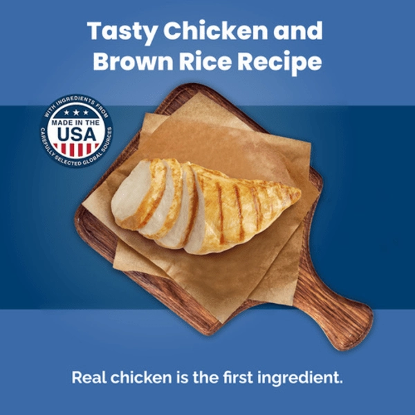 BLUE Life Protection Formula Large Breed Chicken & Brown Rice Recipe Dry Puppy Food, 26lb