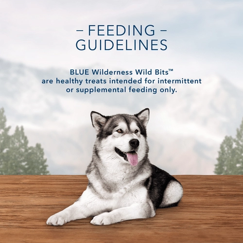 BLUE Wilderness Trail Treats Wild Bits Salmon Recipe Dog Training Treats