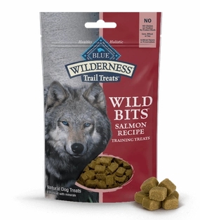 BLUE Wilderness Trail Treats Wild Bits Salmon Recipe Dog Training Treats