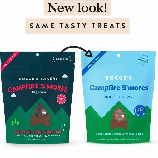 Bocce's Campfire S'mores Soft & Chewy Dog Treats