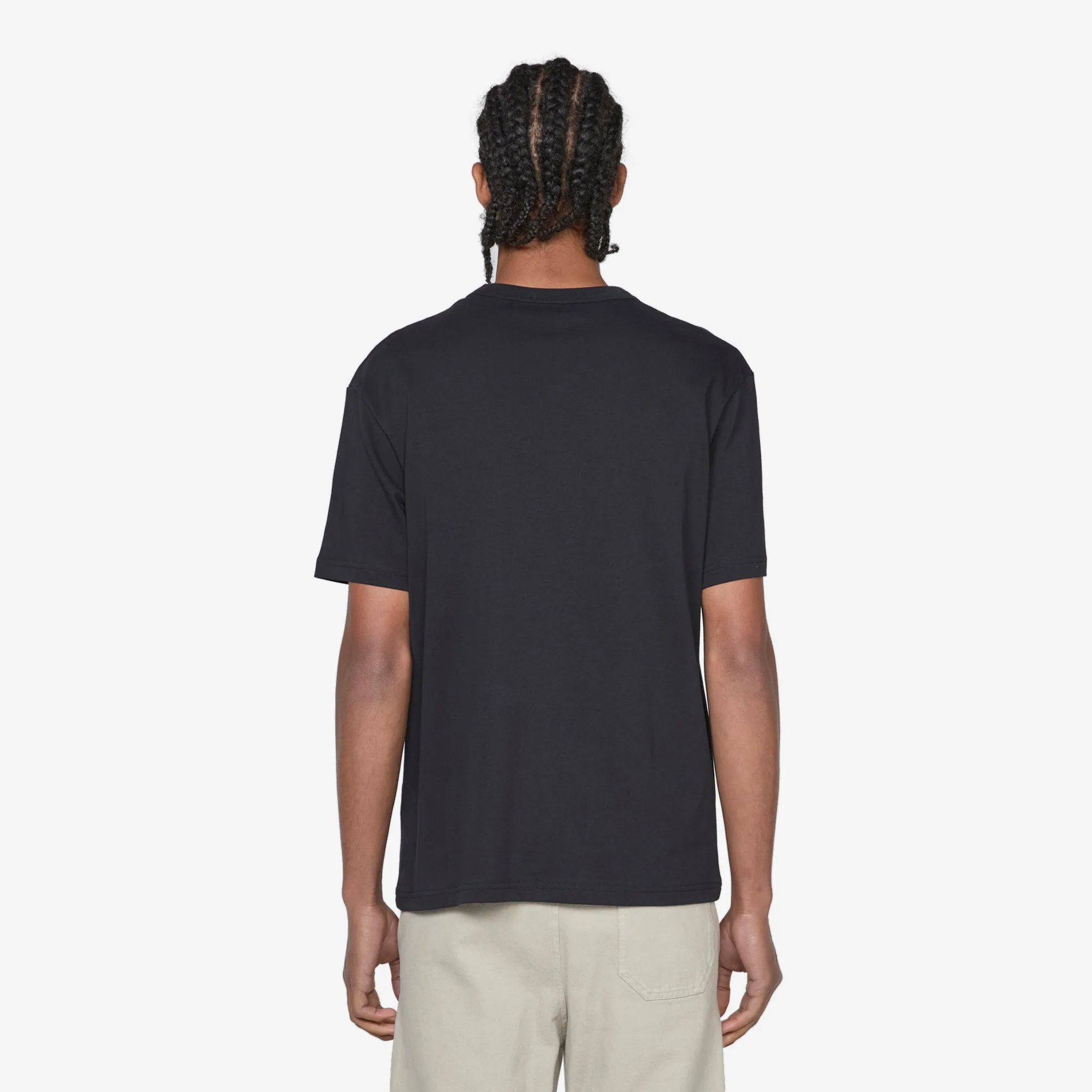 Boxy Petit VPC T-Shirt Black | Blue A.P.C. Clothing