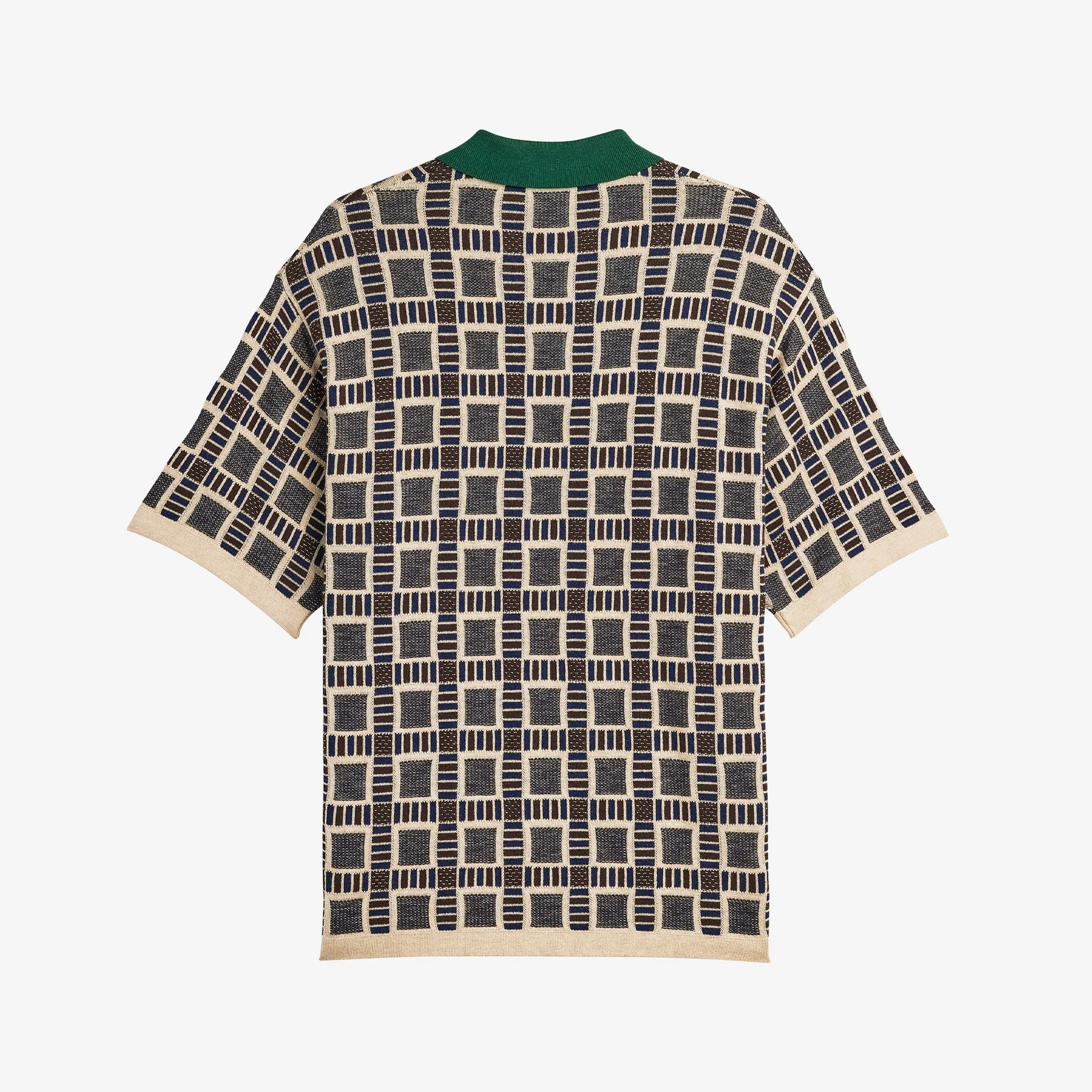 Brain Dead x Knit Polo Shirt Dust Sand adidas Clothing