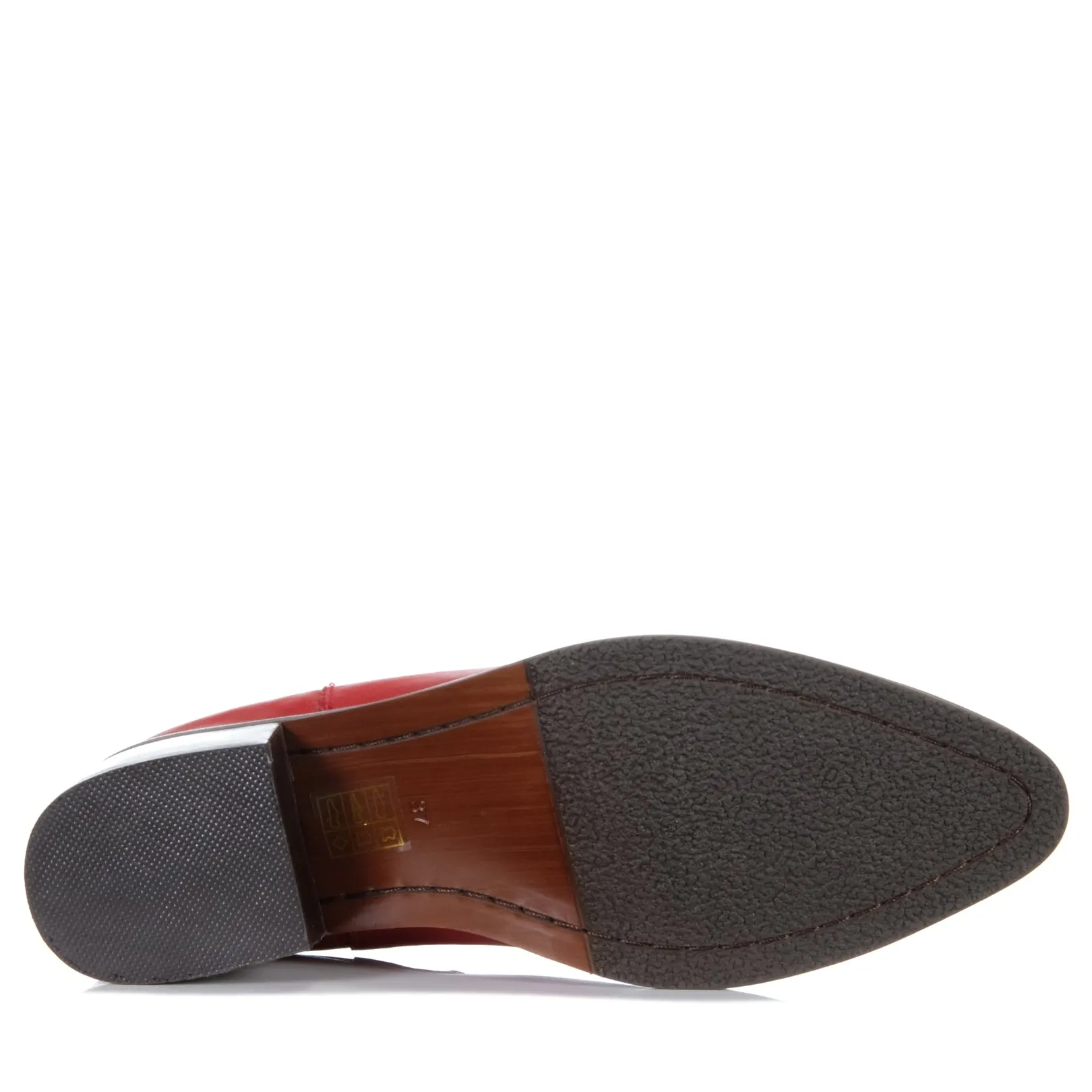 Bresley Daily Red Waxy Shoes_Bresley