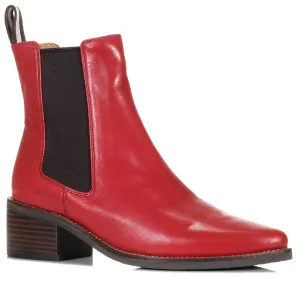 Bresley Daily Red Waxy Shoes_Bresley