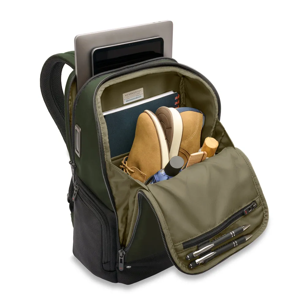 Briggs & Riley Recycled Day Bag Medium Widemouth Backpack Bags Briggs-Riley