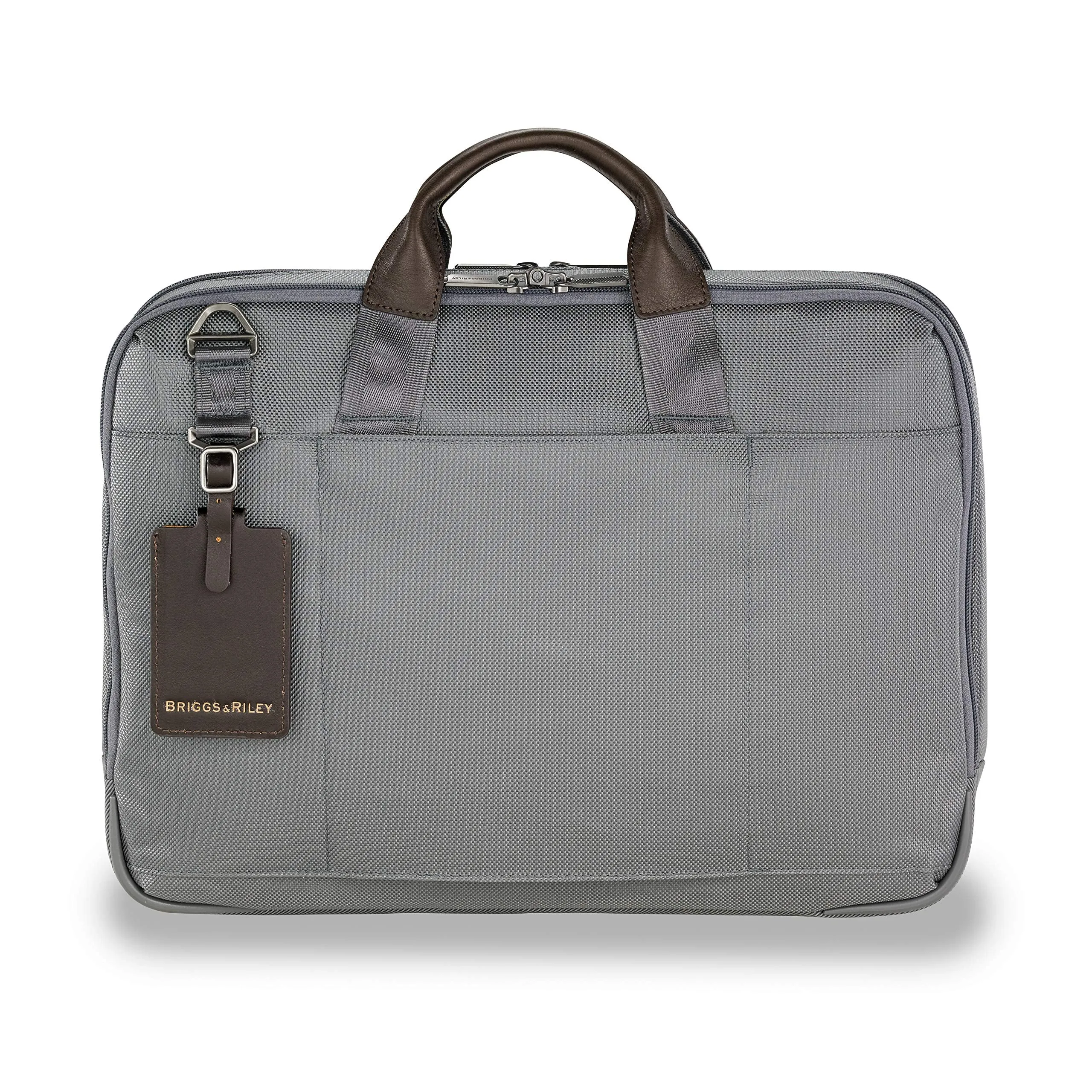 Briggs & Riley @work Leather Accent Medium Brief Bags Briggs-Riley
