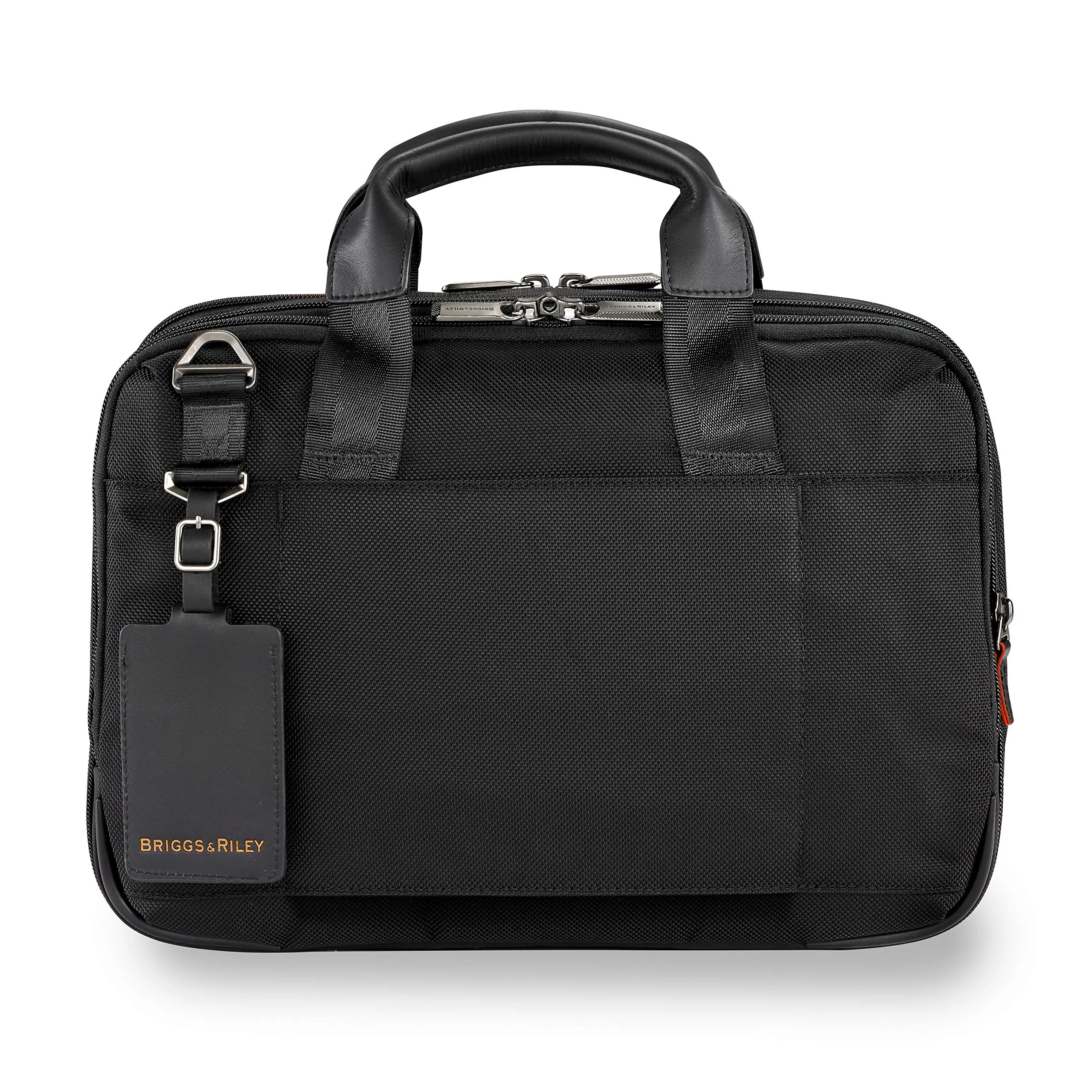 Briggs & Riley @work Leather Accent Medium Brief Bags Briggs-Riley