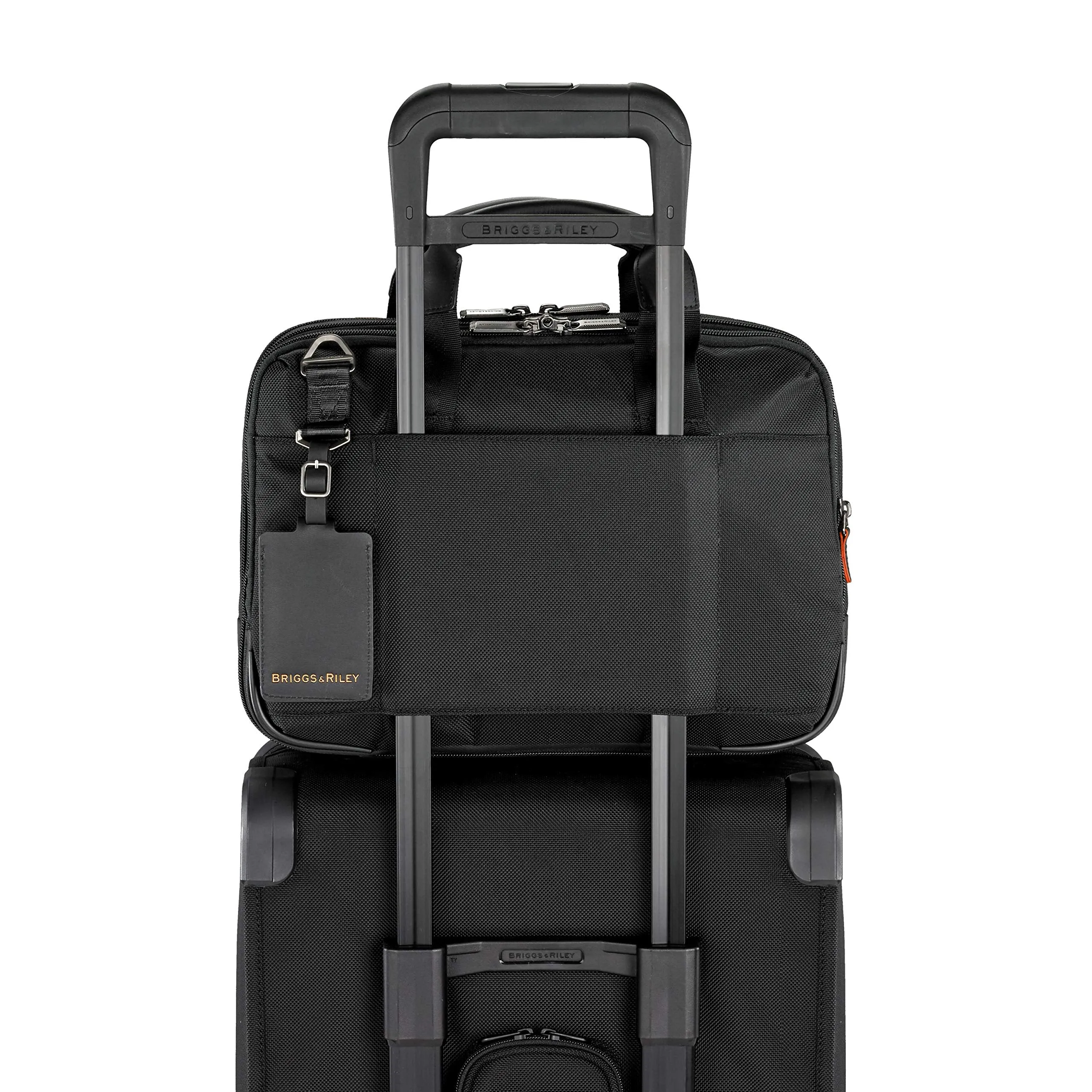 Briggs & Riley @work Leather Accent Medium Brief Bags Briggs-Riley