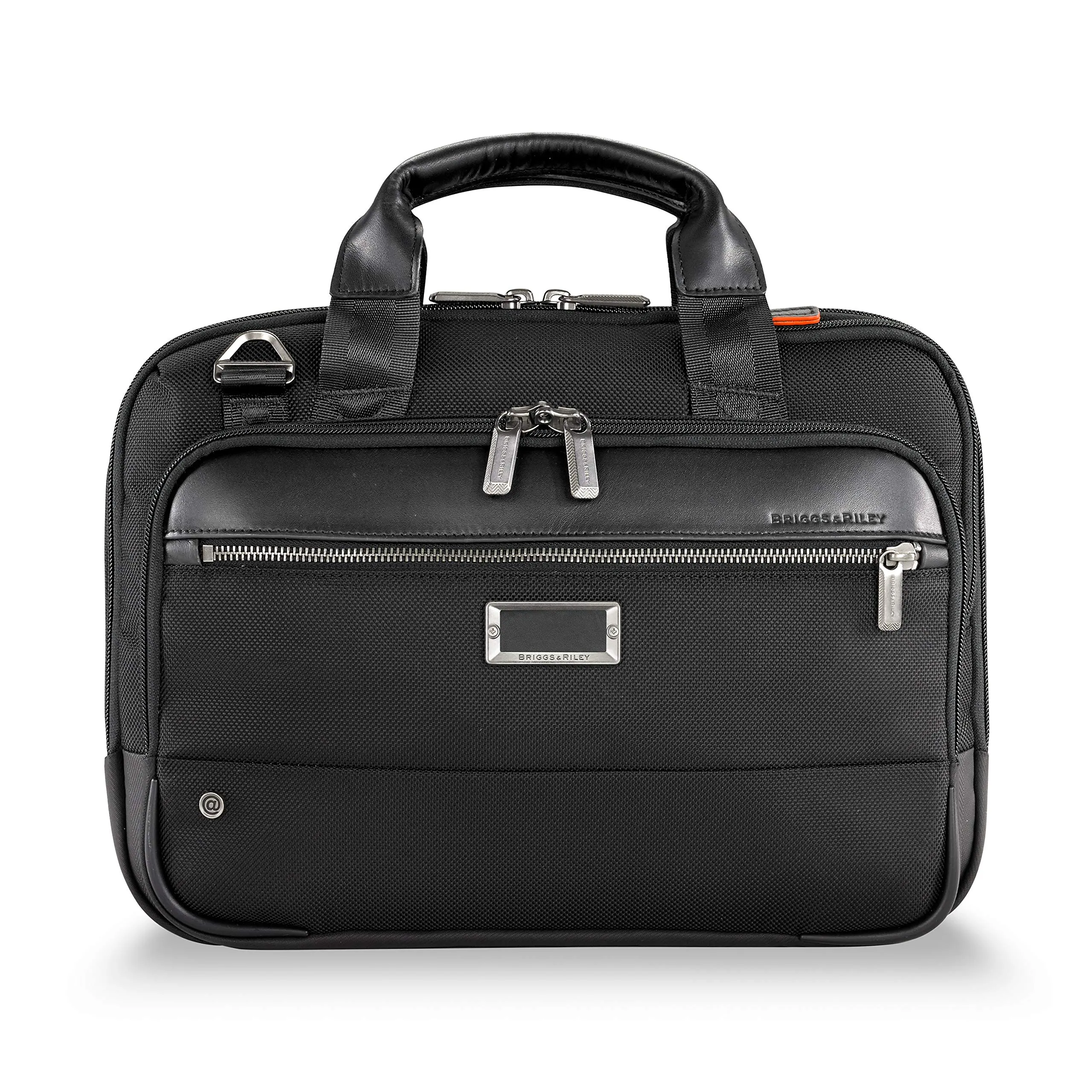 Briggs & Riley @work Leather Accent Medium Brief Bags Briggs-Riley