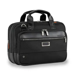 Briggs & Riley @work Leather Accent Medium Brief Bags Briggs-Riley