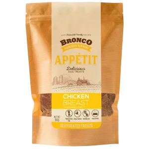 Bronco Dog Appetit Dehydrated Treats Chicken Breast 90g
