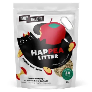 BUNDLE DEAL: Daily Delight Happea Applely Ever After (Apple) Clumping Cat Litter 8L