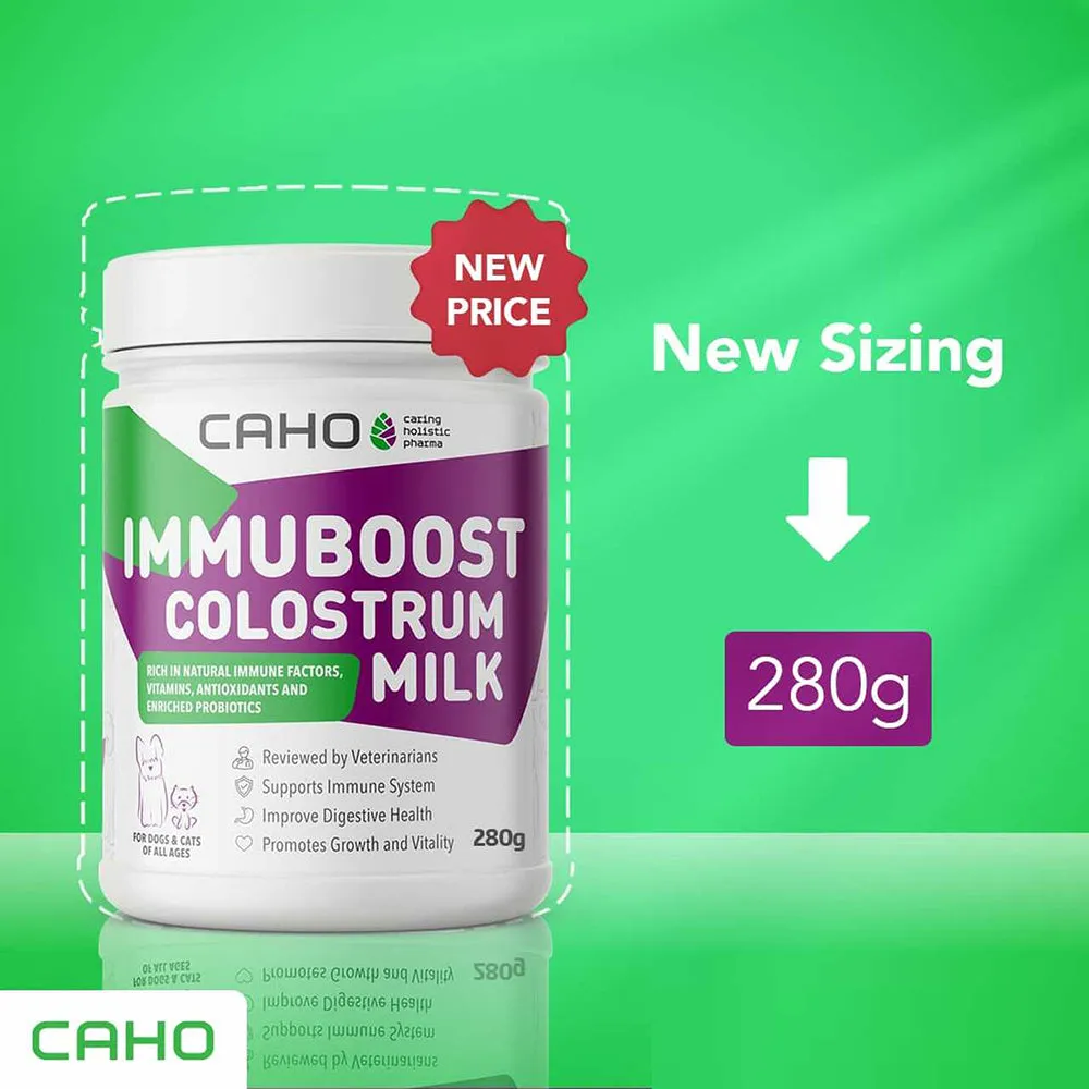 Caho Immuboost Colostrum Milk for Dogs & Cats 280g