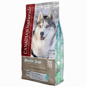 Canadian Naturals Grain Free Whitefish Recipe Dry Dog Food, 25lb