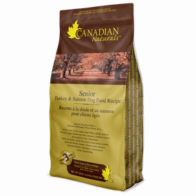 Canadian Naturals Turkey & Salmon Senior Dry Dog Food, 30lb