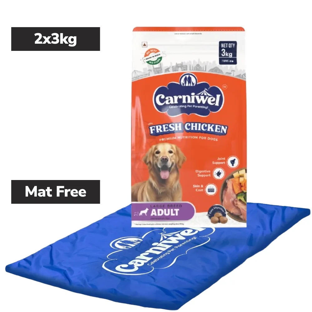 Carniwel Fresh Chicken Kibble Large Breed Adult Dog Dry Food