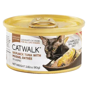 Catwalk Cat Skipjack Tuna with Mussel Entree in Aspic 80g