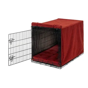 Cherry Bones Microvelvet Dog Crate Cover