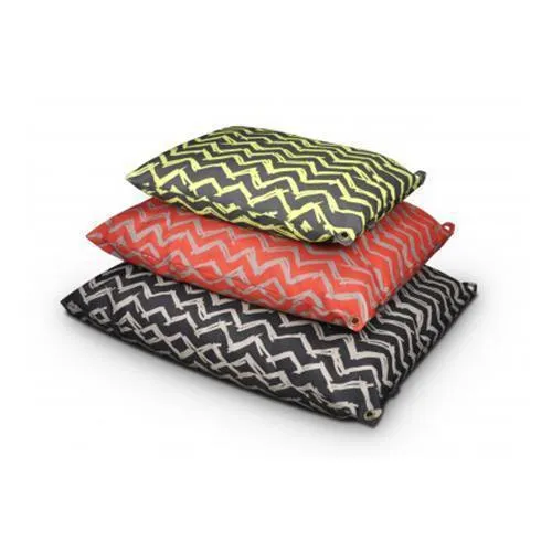 Chevron Outdoor Dog Bed Daffodil Yellow