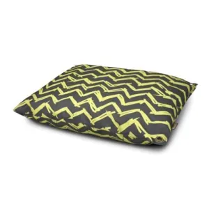 Chevron Outdoor Dog Bed Daffodil Yellow