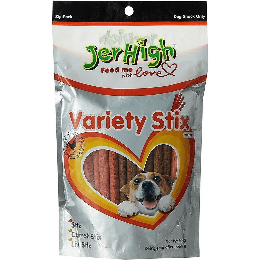 Chip Chops Chicken Tenders, JerHigh Variety Stix Dog Treats Combo