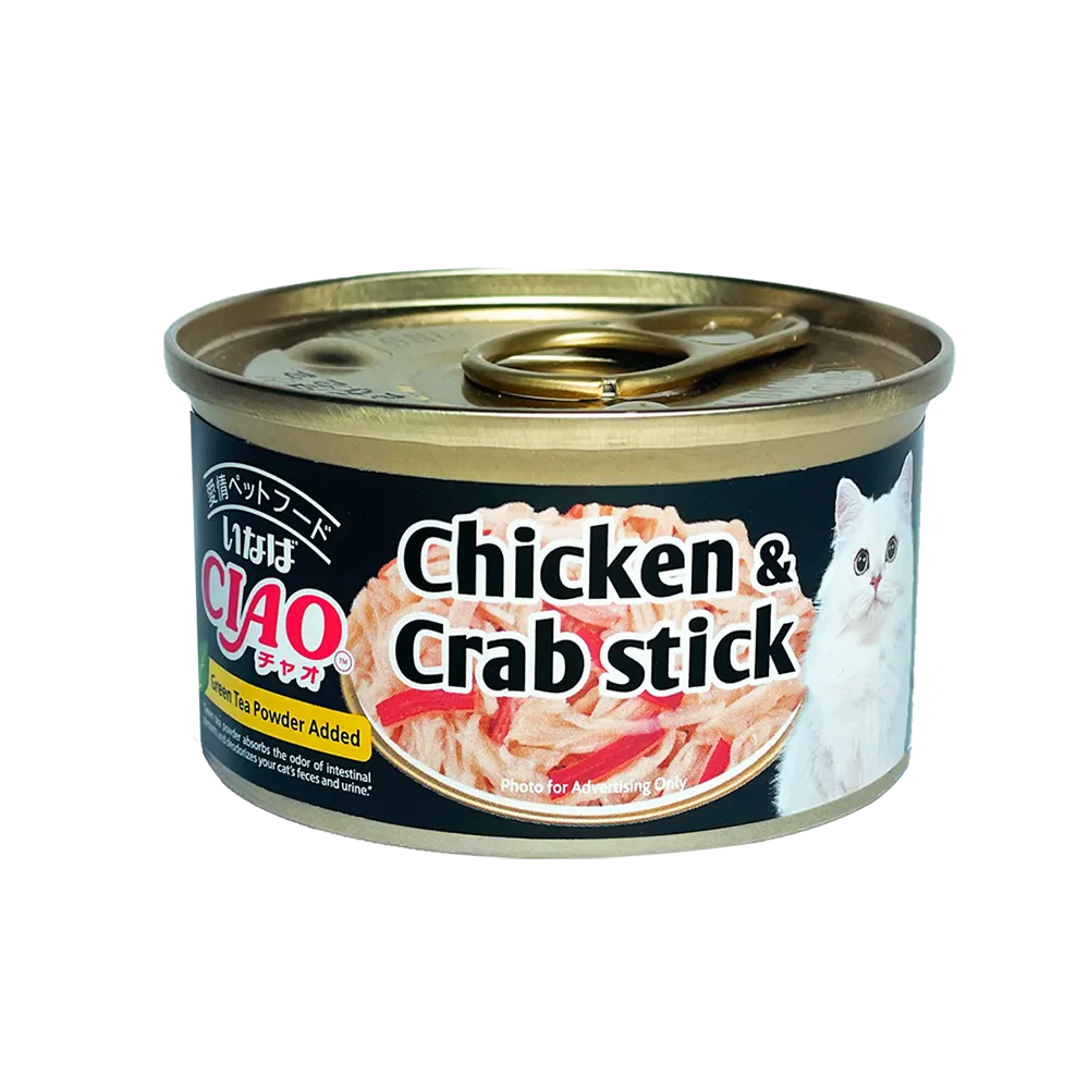 Ciao Cat Chicken Fillet and Crab Stick in Jelly 75g (C13)