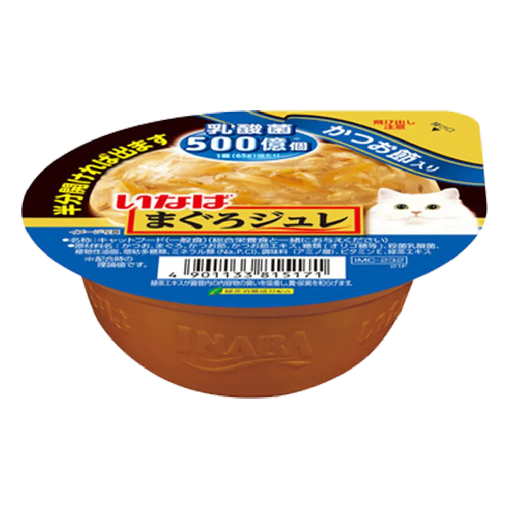 Ciao Cat Soft Jelly Cup Tuna Flake with Dried Bonito & Lactic Acid Bacteria 65g (IMC232)