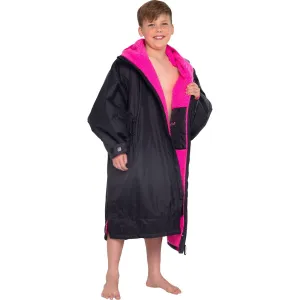Clothing Dryrobe Dressing gown Dryrobe Advance Long Sleeve Junior Changing Robe - Black