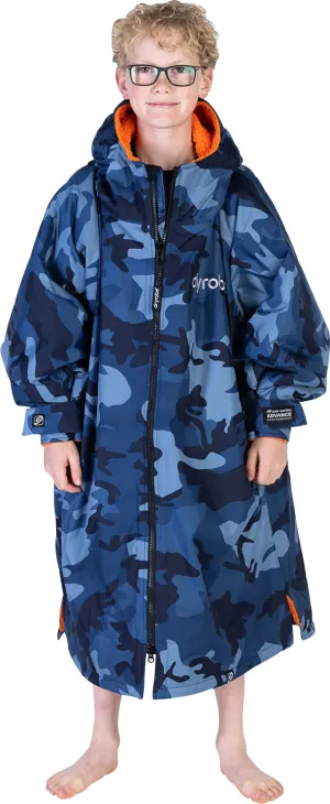 Clothing Dryrobe Dressing gown Dryrobe Advance Long Sleeve Junior Changing Robe - Blue Camo