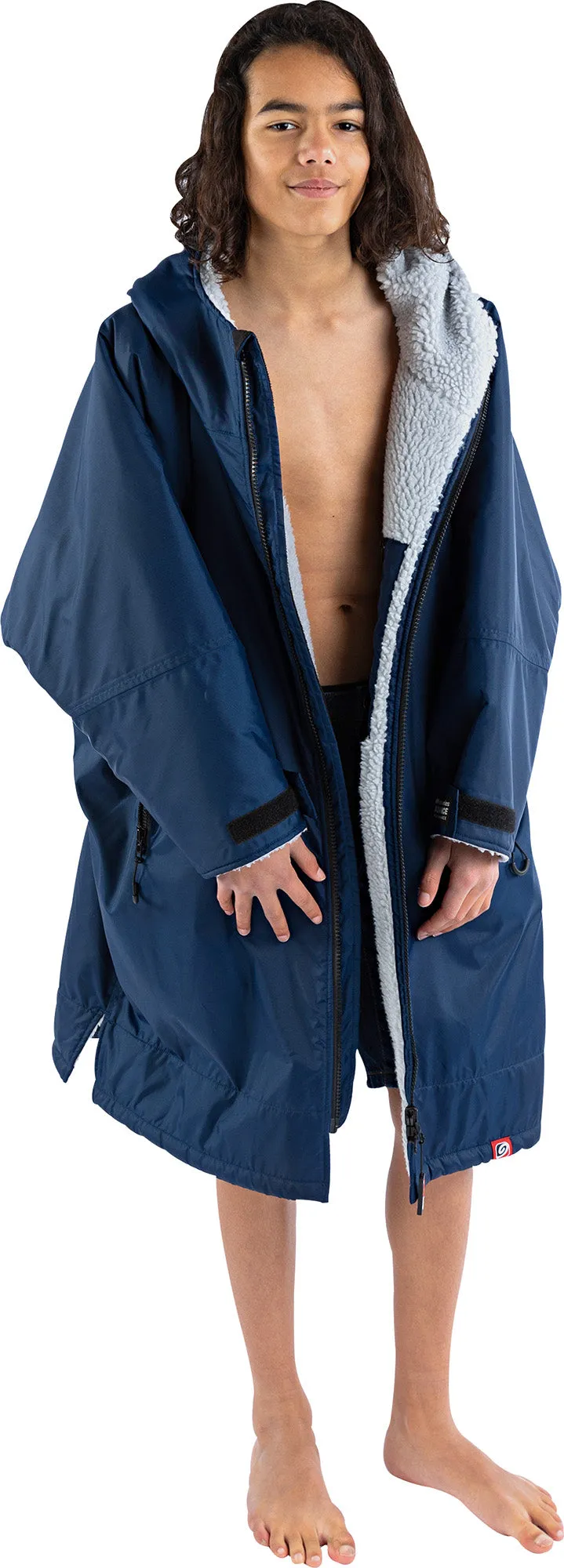 Clothing Dryrobe Dressing gown Dryrobe Advance Long Sleeve Junior Changing Robe - Navy